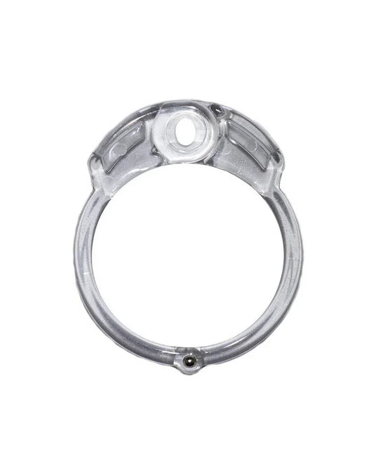 The Vice - Kuisheidsring XXXL - Transparant - Happytoys Sexshop: Toys for Feeling Happy & Easy 😊 - Discreet geleverd